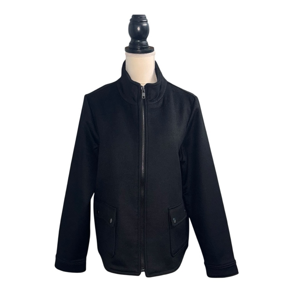 joie (NWT) Wool Blend Bomber Style Jacket, Size Large - Picture 5 of 10